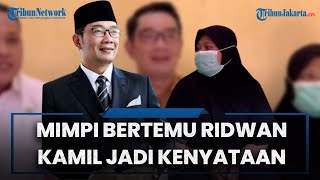 Malam-malam Mimpikan Bertemu Ridwan Kamil, Akhirnya Mimpi Ibu Teti Terwujud