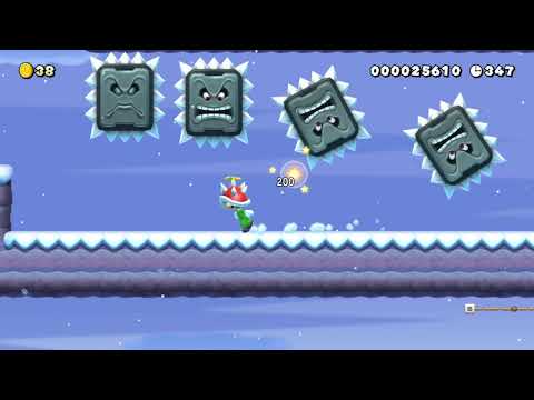 SMD 2-2/A Sky over the mountains by Ich- Go7 - Super Mario Maker 2 - No Commentary 1ca