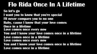 Flo Rida Once In A Lifetime - Lyrics