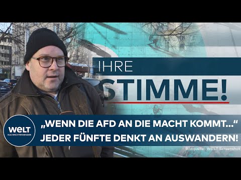 AUS DEUTSCHLAND AUSWANDERN: Angst vor AfD und gesunkener Lebensstandard | Ihre Stimme