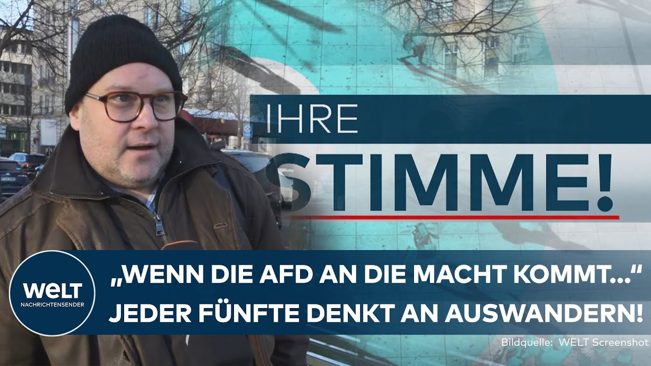 AUS DEUTSCHLAND AUSWANDERN: Angst vor AfD und gesunkener Lebensstandard | Ihre Stimme
