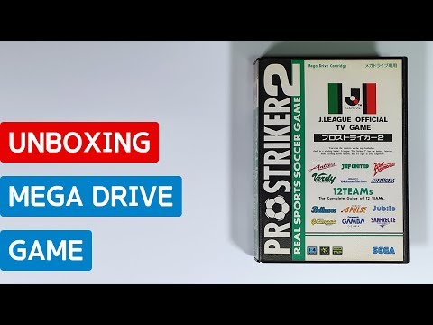 J.League Pro Striker 2 (MEGA DRIVE, Japan) - Unboxing