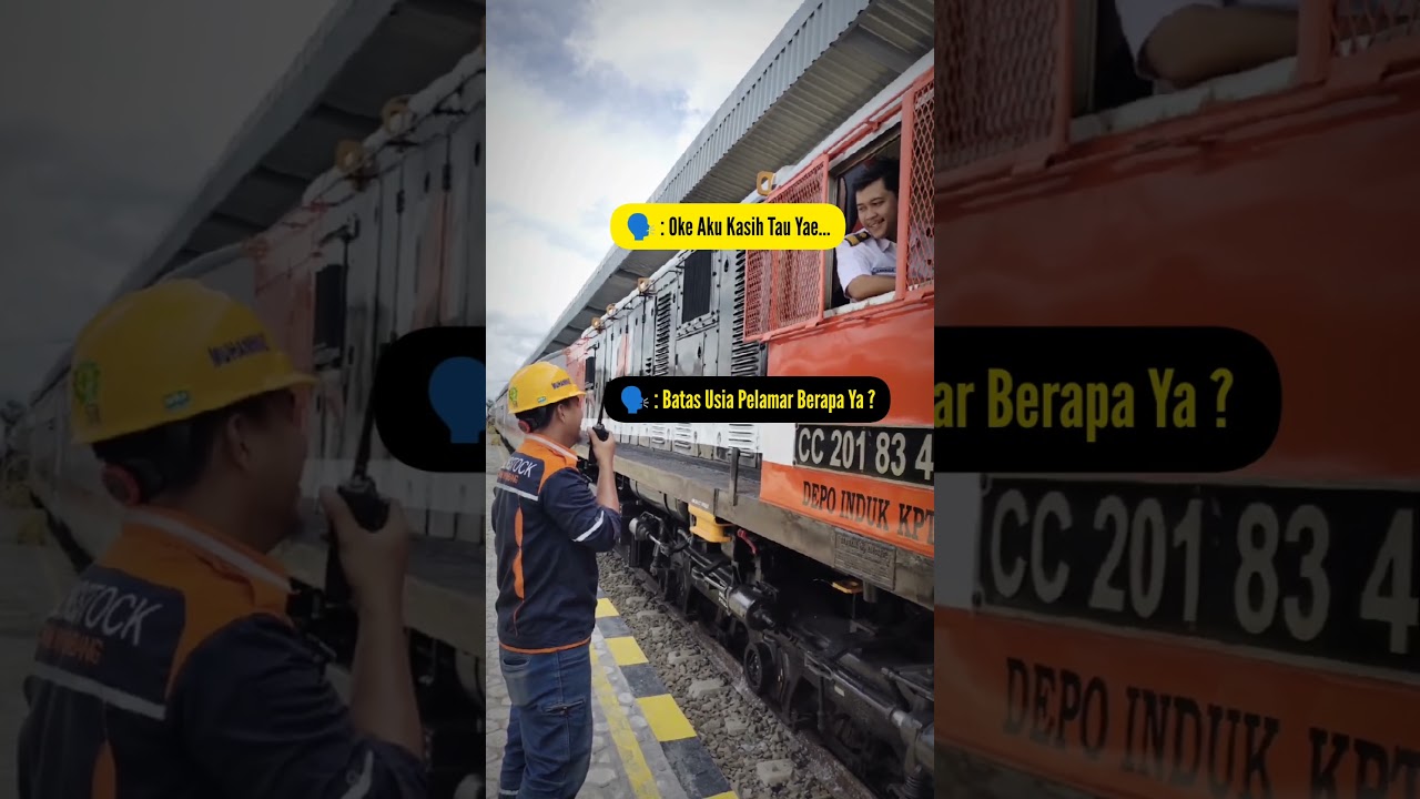 Batas Usia Pelamar Rekrutmen PT.KAI #masinis #keretaapi #rekrutmenkai #masiniskeretaapi #kondektur