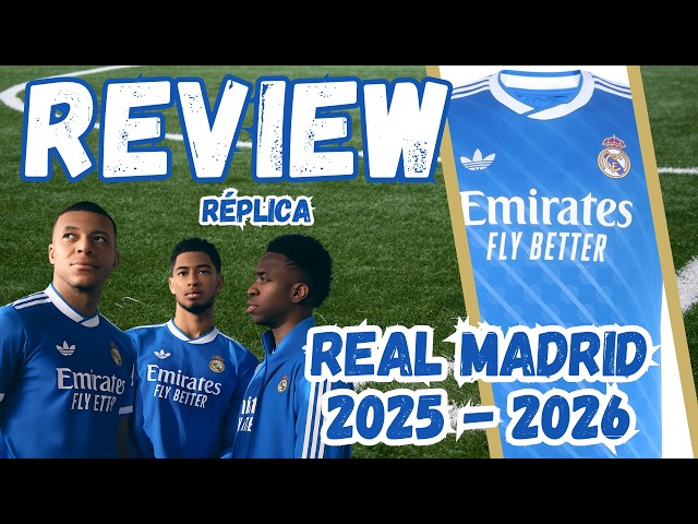 Vídeo relacionado con Real Madrid Camiseta personalizaBLE de la Tercera Equipación - Temporada 2022/23 - Réplica Oficial Autorizada con Licencia - Niño (6 Años)