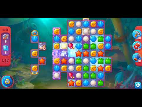 Fishdom. 8765 hard level no boosters and diamonds. 23 moves