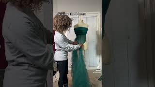 My entire process making this beautiful tulle dres