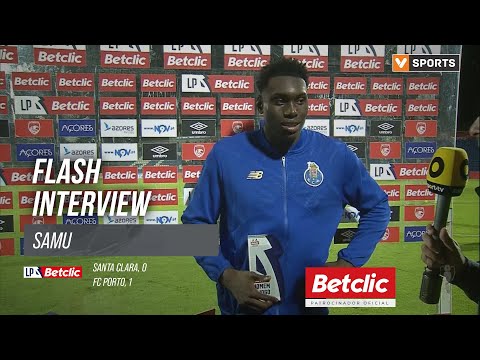 I Liga (#17) | Santa Clara 0-1 FC Porto: Flash Interview Samu