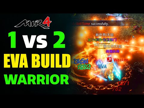 MIR4 PvP: 1 vs 2 – EVA Warrior vs the Odds!