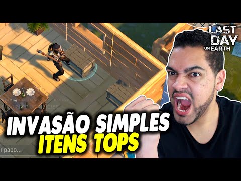 INVASÃO SIMPLES COM ITENS TOPS - Last Day On Earth