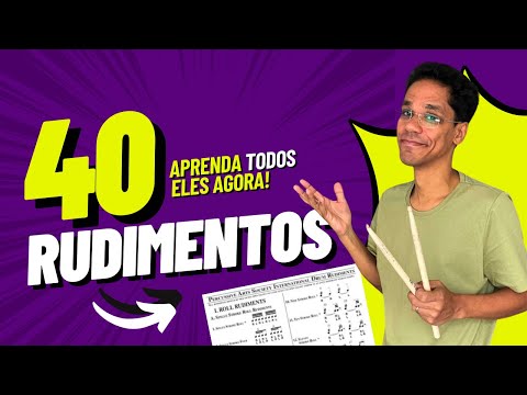 Conheça TODOS os 40 Rudimentos AGORA!