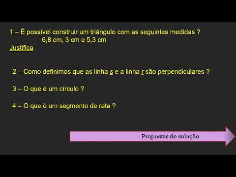 4 perguntas de Geometria