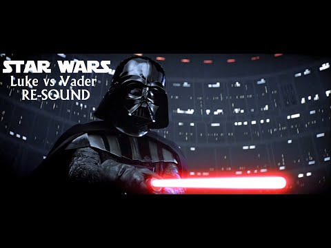 STAR WARS || Luke Skywalker vs Darth Vader ESB but it has modern SFX (RE-SOUND) #StarWars #BenBurtt