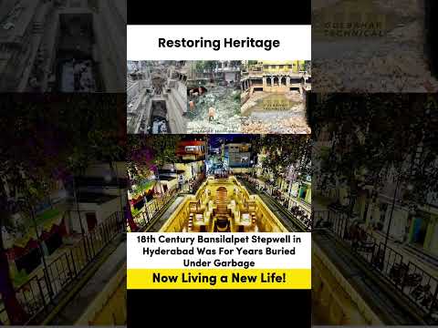 Preserving Heritage – India’s Hyderabad Ancient Bansilalpet Stepwell Revival!