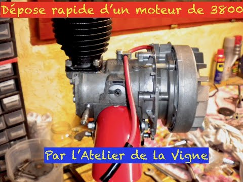 Déposer le moteur d'un Solex