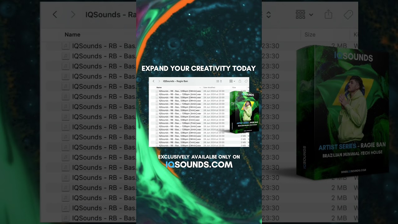 Ragie Ban - Brazilian Minimal-Tech House Sample Pack [IQSounds.com EXCLUSIVE]