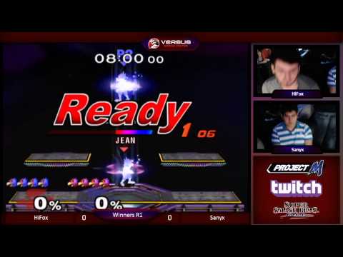 VS Weekly 01/22/15 - Winners R1 - HiFox (Falco) vs Sanyx (Marth/Marth) - Melee