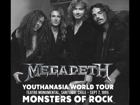 Vídeo de show do Megadeth no Chile em 1995 é divulgado na Internet; assista aqui