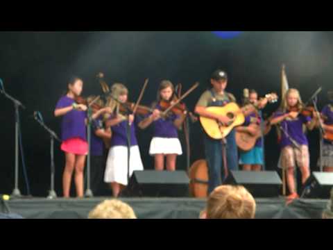 Maddie Smith and Amanda C - CBA FDF 2012 - Kids on Bluegrass