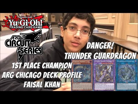 Yugioh ARG Circuit Series Chicago 1st Place Champion - Danger! Thunder Guardragon - Faisal Khan