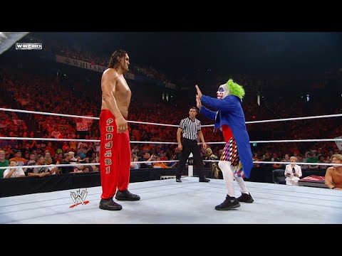 Santino, Great Khali, Kozlov & Goldust vs William Regal, Primo, Doink & Ryder: Raw July 12, 2010 HD