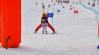 Stok narciarski dla dzieci cz.4 Istebna Złoty Groń, Ski Slope for children