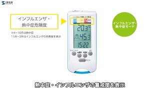手持ち用デジタル温湿度計の紹介