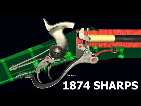 How a 1874 Sharps Buffalo Rifle Works | World of Guns | Operation and Field Strip