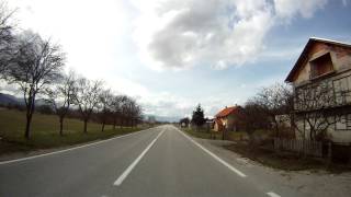 preview picture of video 'Croatian region Lika (02. Vrhovine village - Otočac town)'