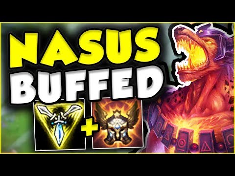 WTF RIOT?? NEW NASUS ONLY HAS 1 SEC CD ON Q? NASUS TOP GAMEPLAY SEASON 7! - LEAGUE OF LEGENDS