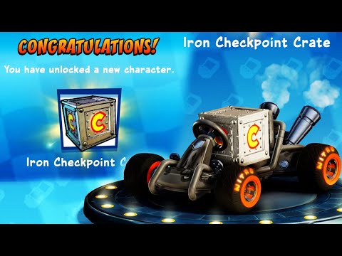 CTR: Nitro-Fueled - Unlock Iron Checkpoint Crate | All Crate Locations