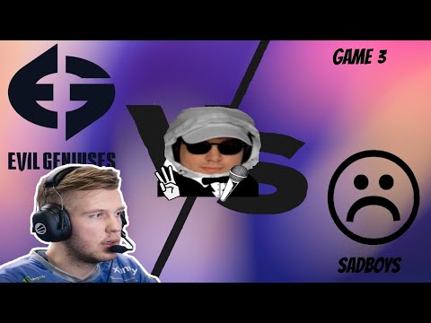 Evil Geniuses VS Sadboys Mason Cast Game 3 (Bonus Interview Post game w/ EG.Cr1t)