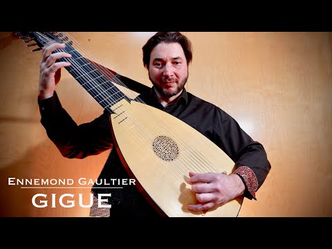 Ennemond Gaultier - Gigue ''La Poste'' - Baroque Lute (Antoine Pansera)