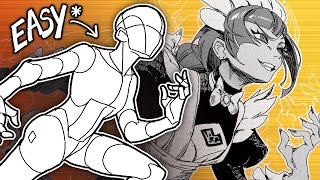 How to draw DYNAMIC poses