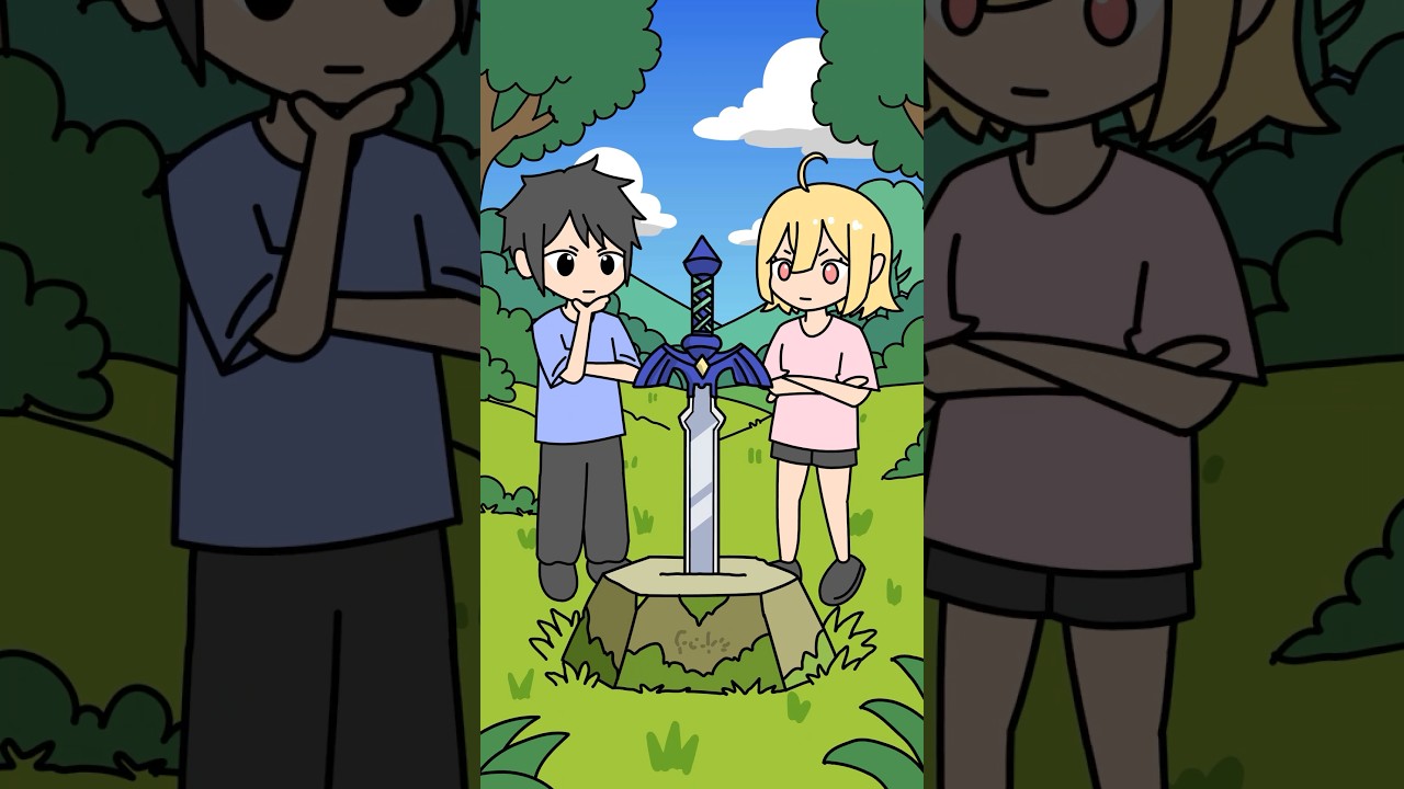 Trying to Pull the Master Sword… the Wrong Way