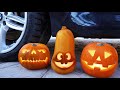 Crushing Crunchy & Soft Things by Car! EXPERIMENT: Car vs Halloween PUMPKIN