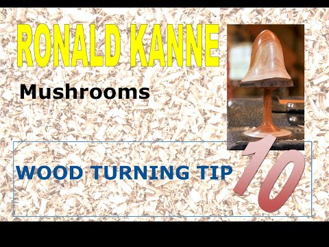 Woodturning TIP 10 MUSHROOM