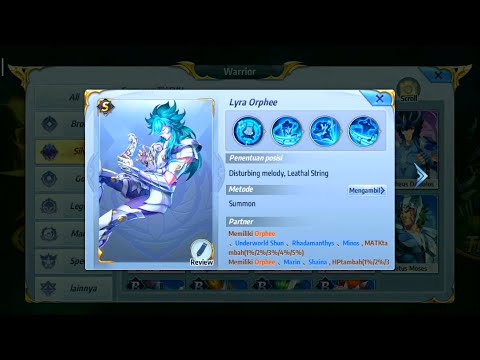 Review Lyra Orphee Saint Seiya Awakening