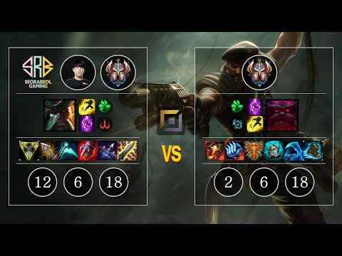 SRB Thal Gangplank vs Ornn Top - KR Challenger Patch 10.11