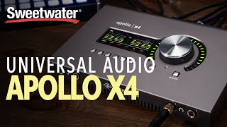 Video thumbnail for Universal Audio Apollo x4 Audio Interface Overview by Sweetwater
