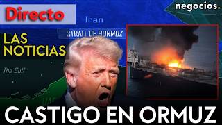 LAS NOTICIAS: Irán castiga a EEUU con su mayor ataque en Ormuz, Trump 