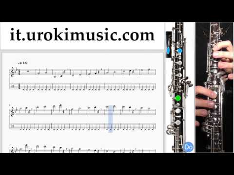 Corso di Oboe Lukas Graham - 7 Years Tablature Tab Parte#1 Esercita um-i276