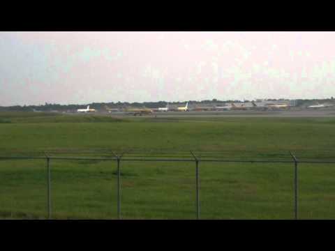DHL Airlines Douglas DC-8 takeoff at CVG
