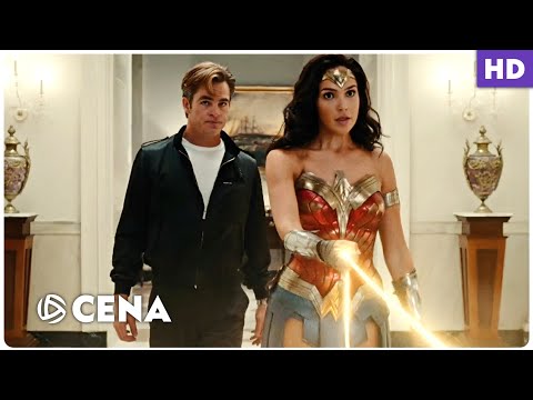 Mulher-Maravilha 1984 | Cena "Luta na Casa Branca" - Parte I (dub) [HD]