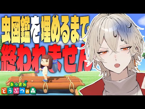 【あつ森】虫図鑑を全て埋めるまで終われません！【新人vtuber / 弐十】