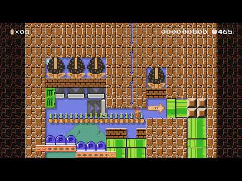 Pスイッチを踏むべからず Don't Push　2 by Aの164GO ~ World Record! - Super Mario Maker - No Commentary 1bs