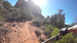 Llama Trail - A few quick rocky climbs and easy rolling slick rock with no great hazards.