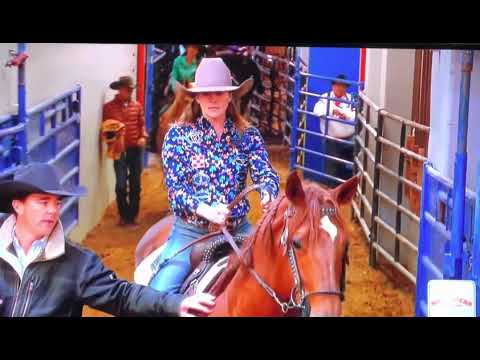 NFR 2022 Round 3 Barrel Racing - Brittany Tonozzi and Babe On The Chase aka "Birdie"
