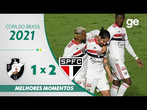 Gols e lances de Vasco da Gama x São Paulo