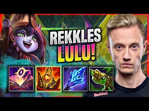 REKKLES TRIES LULU SUPPORT IN A NORMAL! - G2 Rekkles Plays Lulu SUPPORT vs Rakan! | Patch 11.17