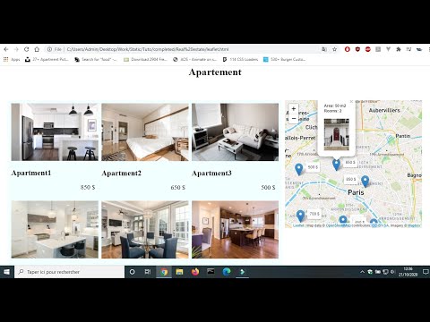 Add dynamic map to your website (LeafletJS)